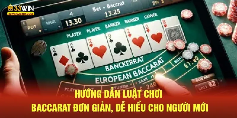 Hướng dẫn luật chơi Baccarat đơn giản, dễ hiểu cho người mới